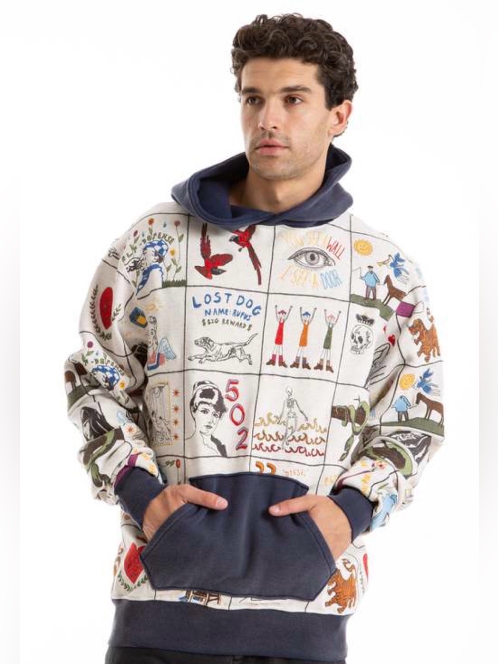 Samuel Zelig Gallery 002 Hoodie  Large - Made in USA NWOT